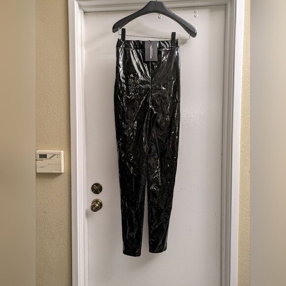 Pretty little thing Black Vinyl Skinny Pant - Picture 3 of 6